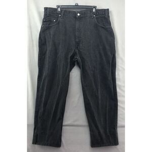 Vintage‎ Levis 545 Loose Fit Straight Leg Black Jeans Size 38/38 (40/32) Mens